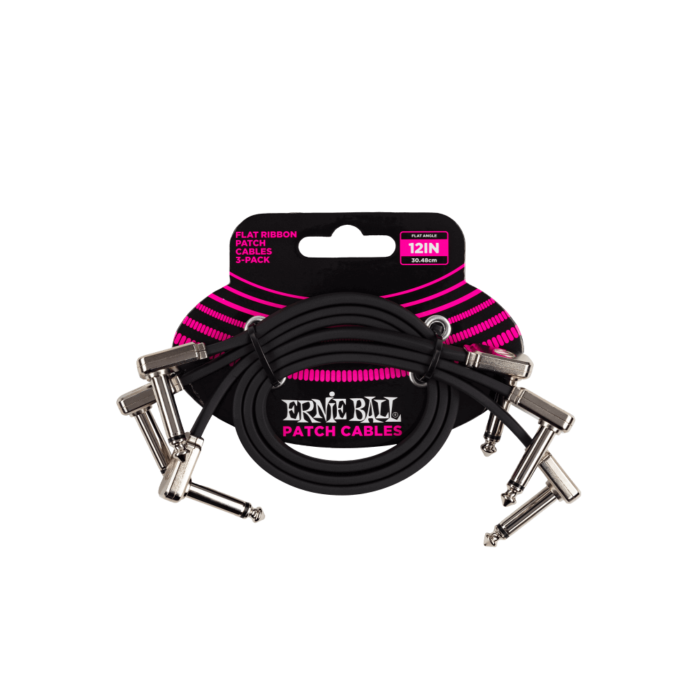 CABLE PATCH 1/4 FLAT ERNIE BALL