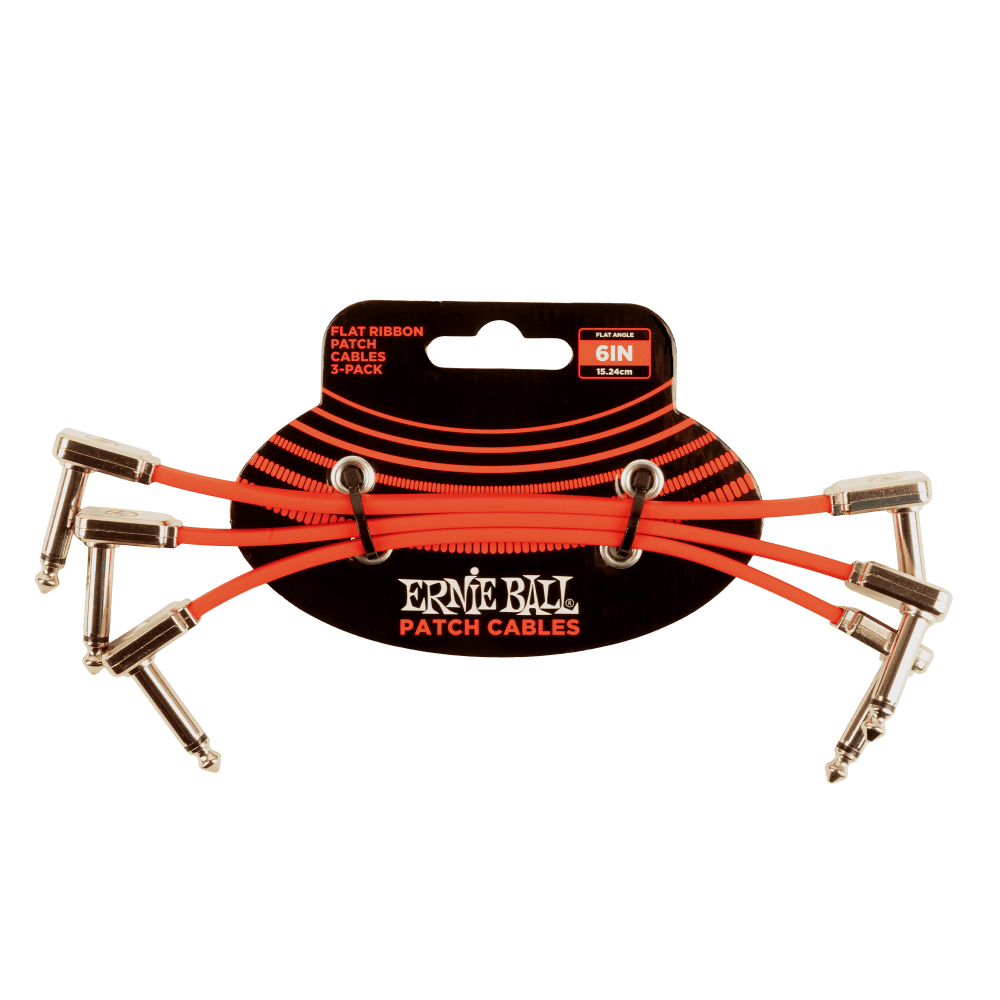 CABLE PATCH 1/4 FLAT ERNIE BALL