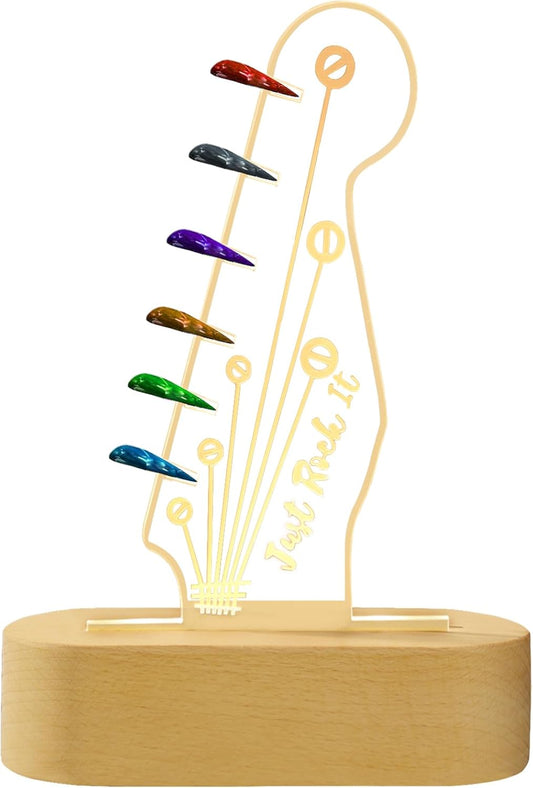 Porte plectre illuminé décoratif
