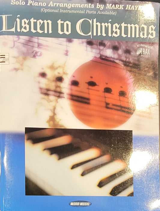 BOOK LISTEN TO CHRISTMAS/PIANO