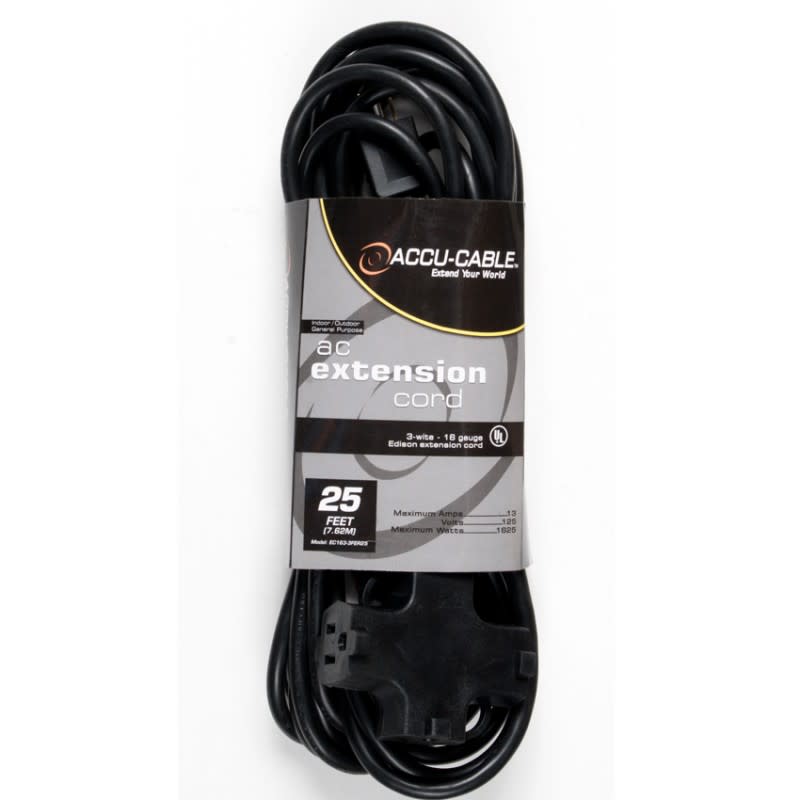 EXTENSION 25' 3 ACCU-CABLE OUTLETS