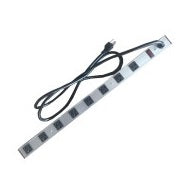 YESA 8-socket aluminum power strip