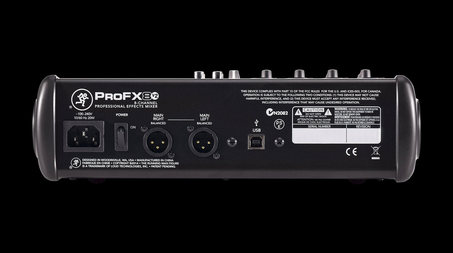 CONSOLE PROFX8 v2 MACKIE *LOCATION*