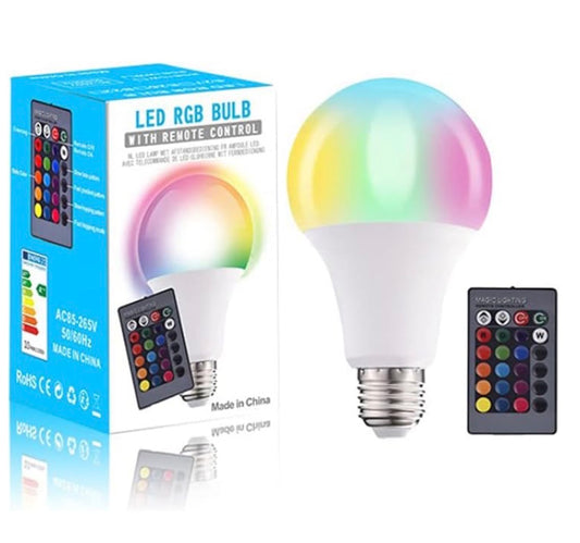 Ampoule RGB+W avec télécommande
