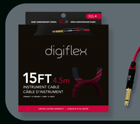 CABLE 1/4 40e RUBIS DIGIFLEX