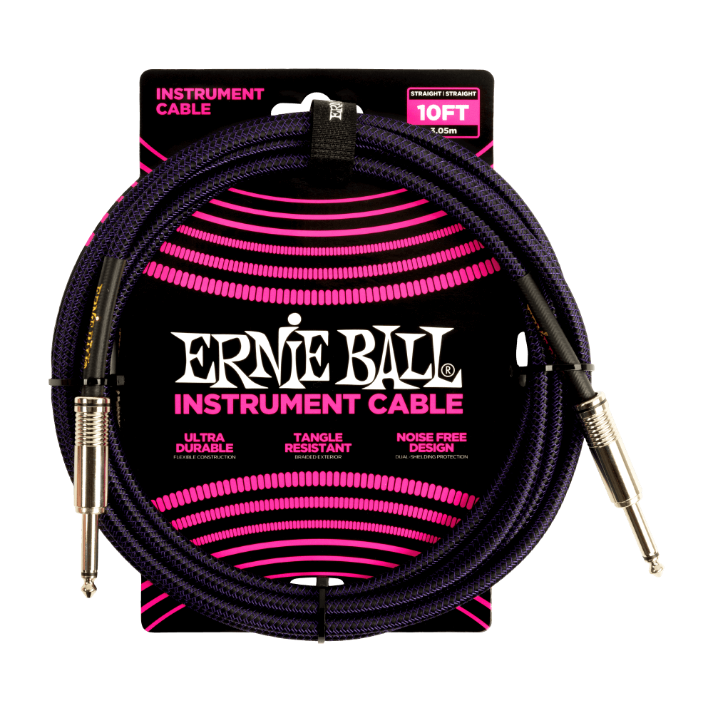 CABLE 1/4 TRESSÉ ERNIE BALL