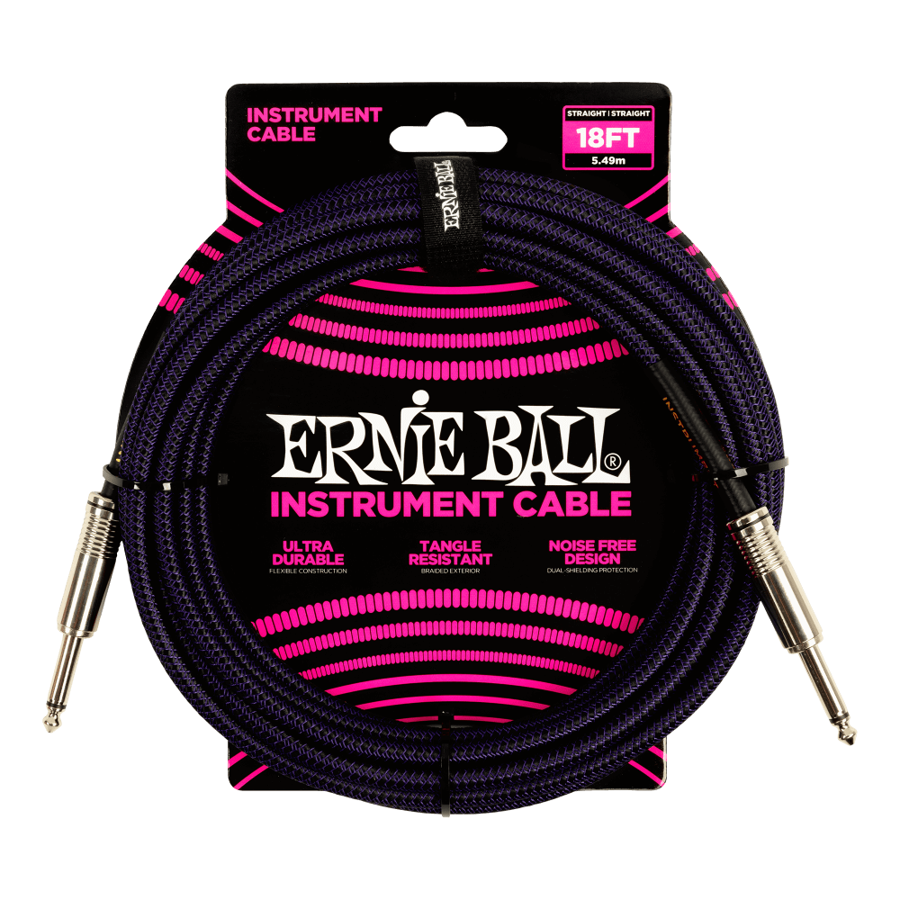 CABLE 1/4 TRESSÉ ERNIE BALL