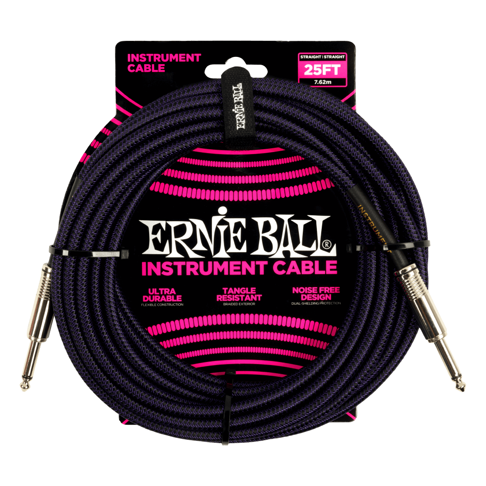 CABLE 1/4 TRESSÉ ERNIE BALL