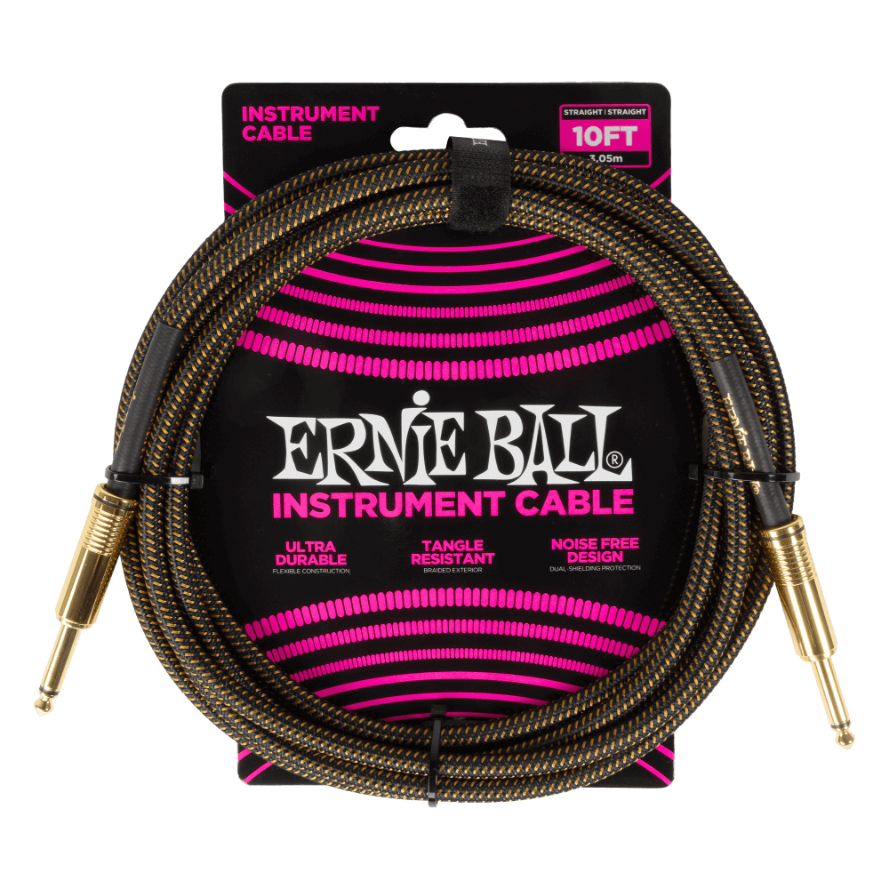 CABLE 1/4 TRESSÉ ERNIE BALL