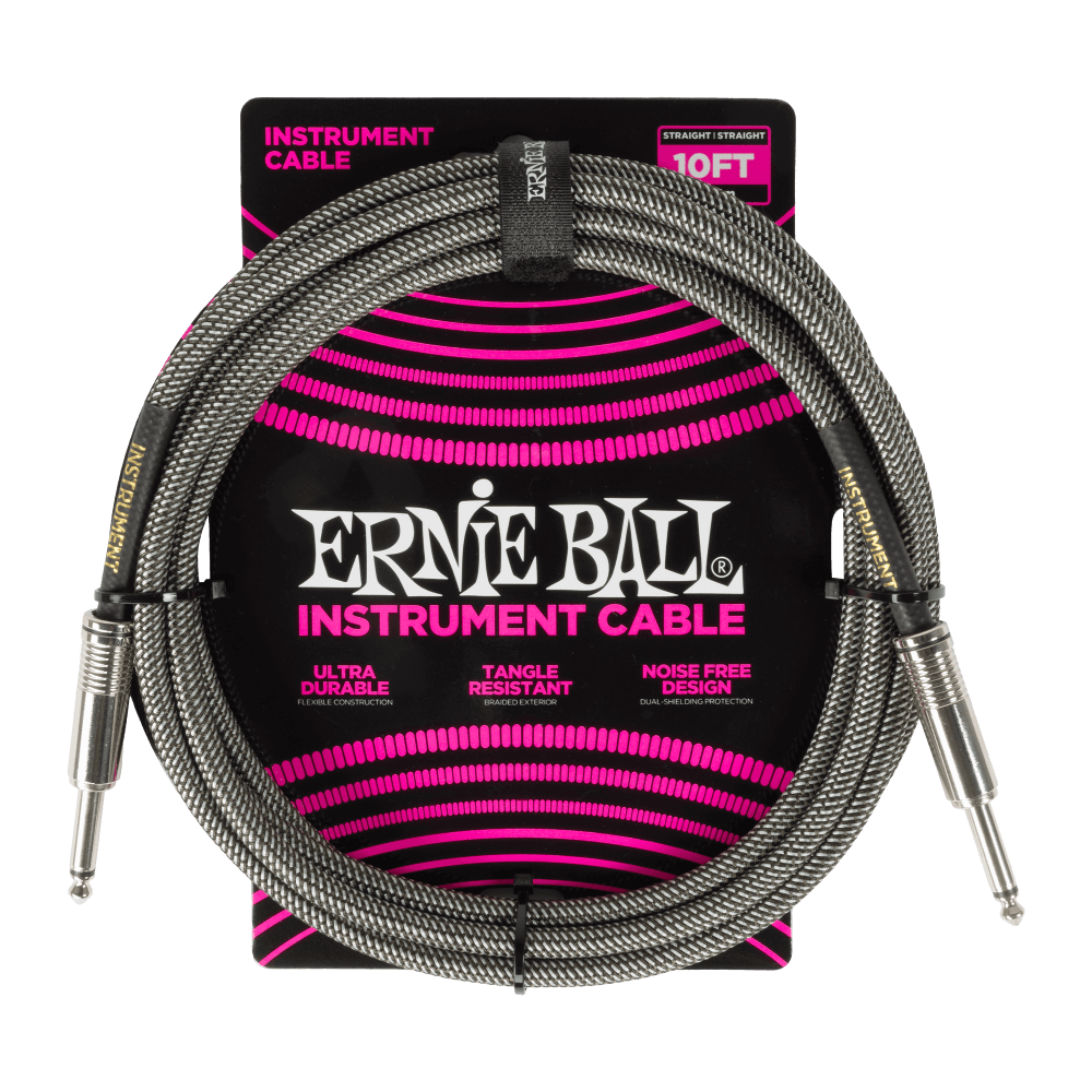 CABLE 1/4 TRESSÉ ERNIE BALL