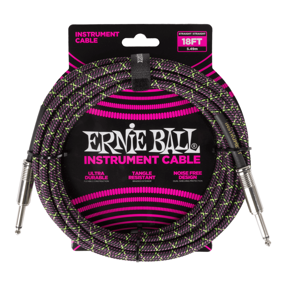 CABLE 1/4 TRESSÉ ERNIE BALL