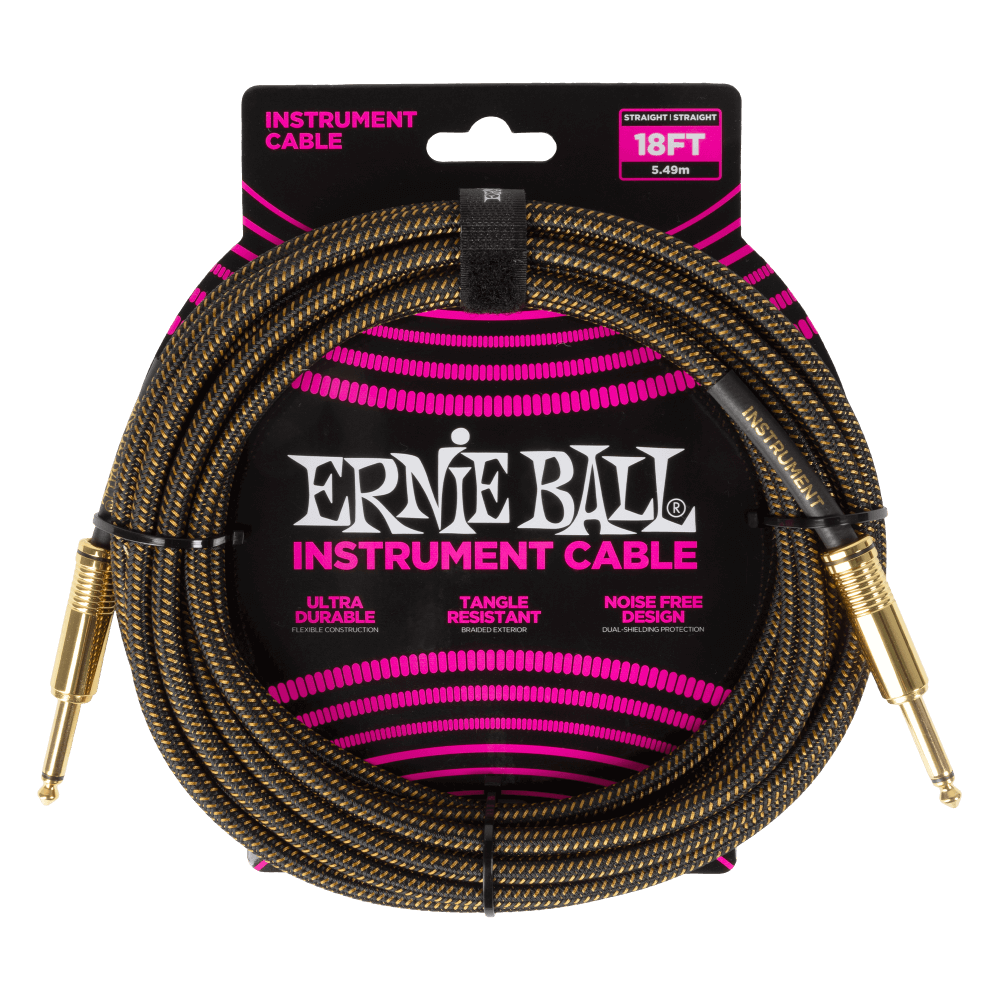 CABLE 1/4 TRESSÉ ERNIE BALL