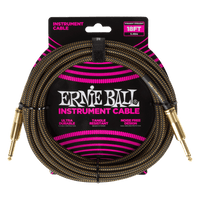 CABLE 1/4 TRESSÉ ERNIE BALL