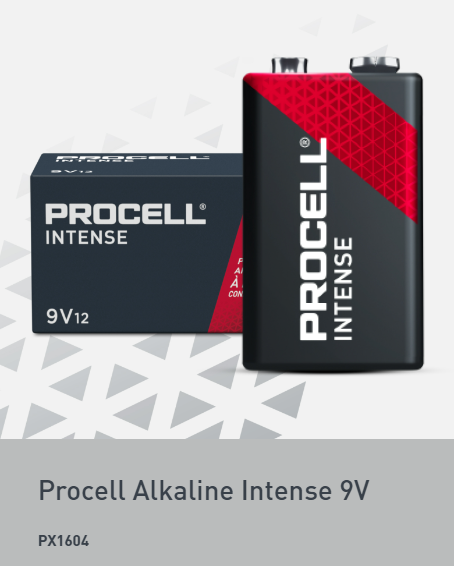 9V PROCELL INTENSE BATTERY 