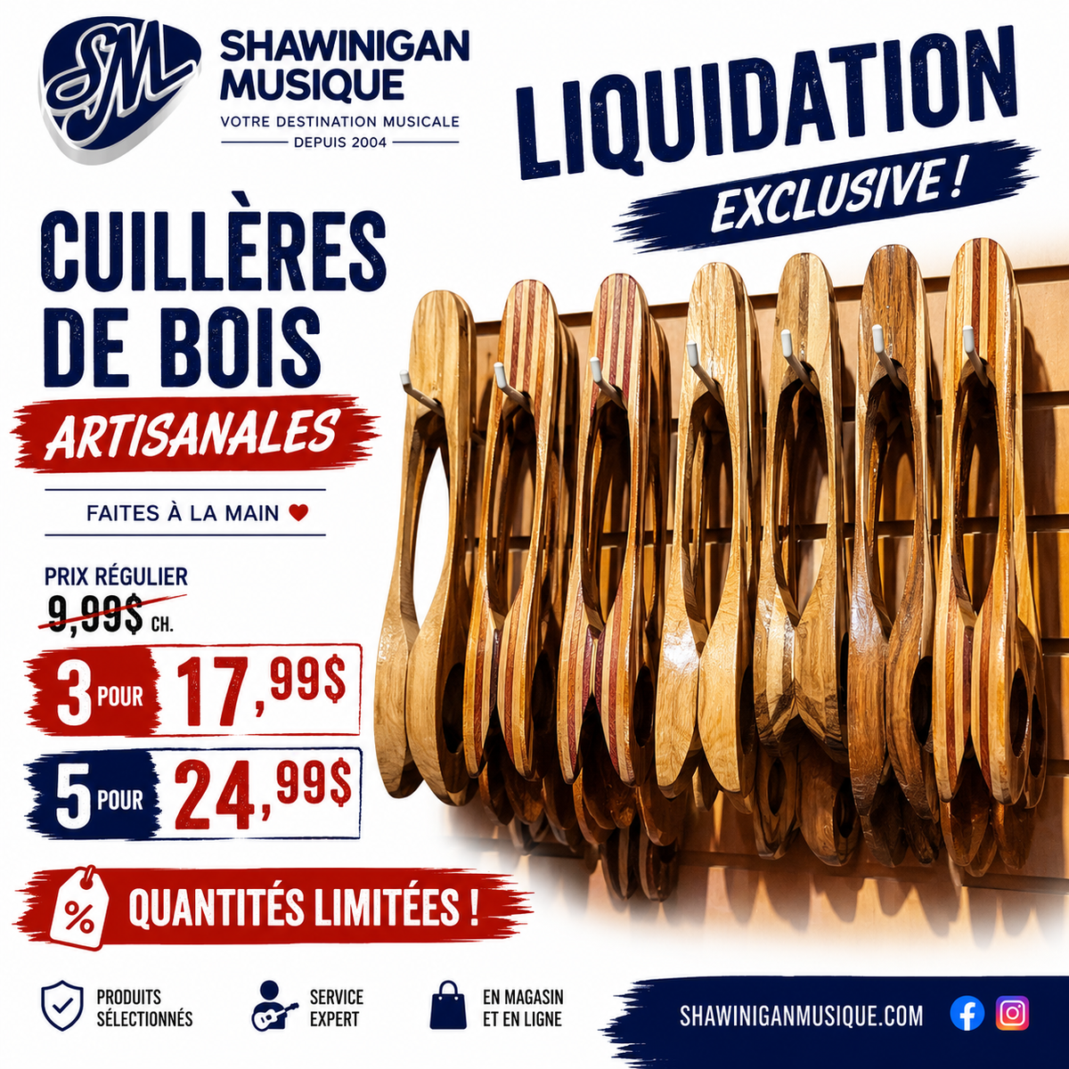 CUILLERE DE BOIS ARTISANAL