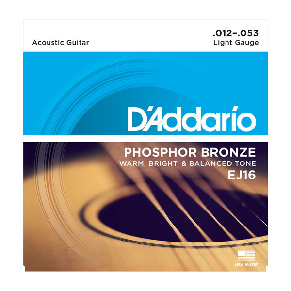 25X EJ16 PHOS BRONZE LIGHT D'ADDARIO