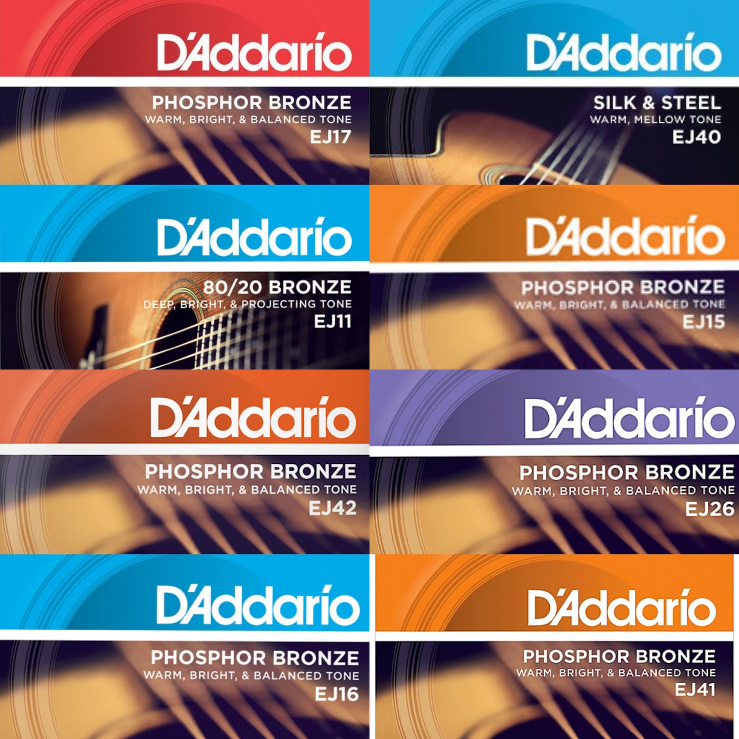 CORDE ACOUSTIQUE D'ADDARIO