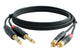 DIGIFLEX HE-2R/2P RCA-1/4 CABLE