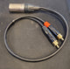 XLR MALE A RCA CUSTOM